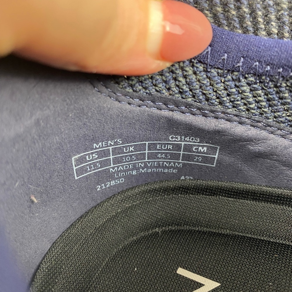 Men's Generation ZERØGRAND Sneakers in NAVY BLUE STITCHLITE Size 11.5. New! - Picture 9 of 16